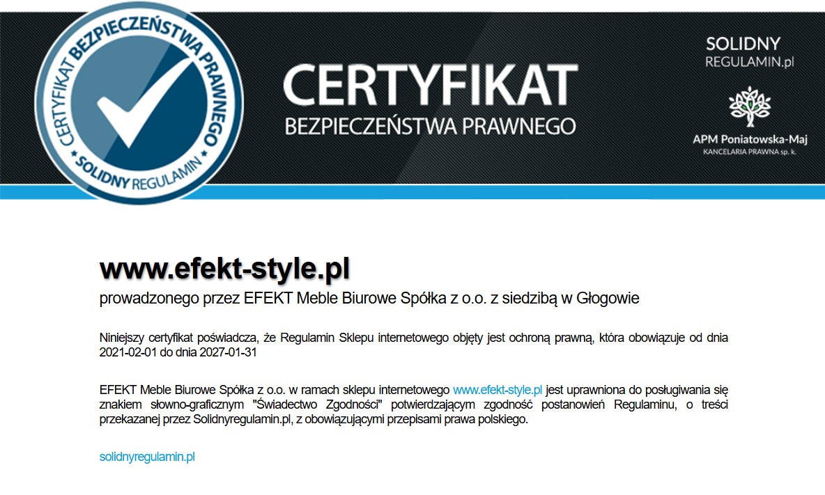 Certyfikat bezpieczeństwa prawnego