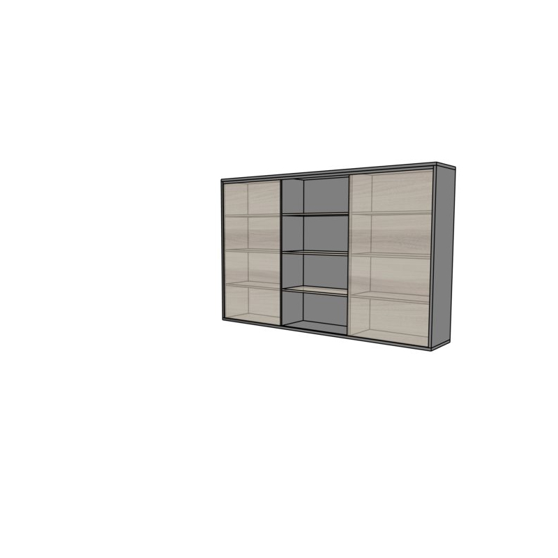 Szafa biurowa EVZ19 drzwi przesuwne 240x43x154h