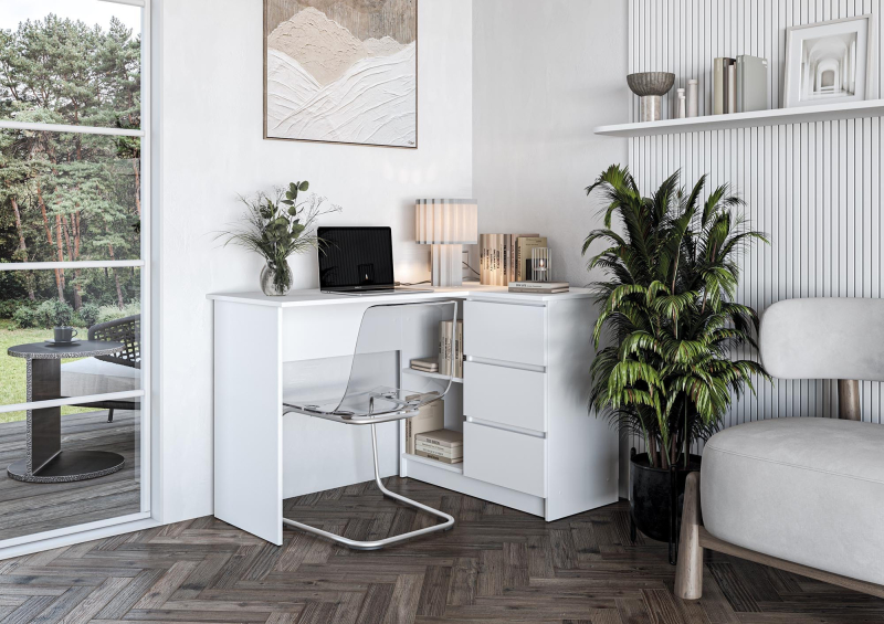 BEGA biurko, biały