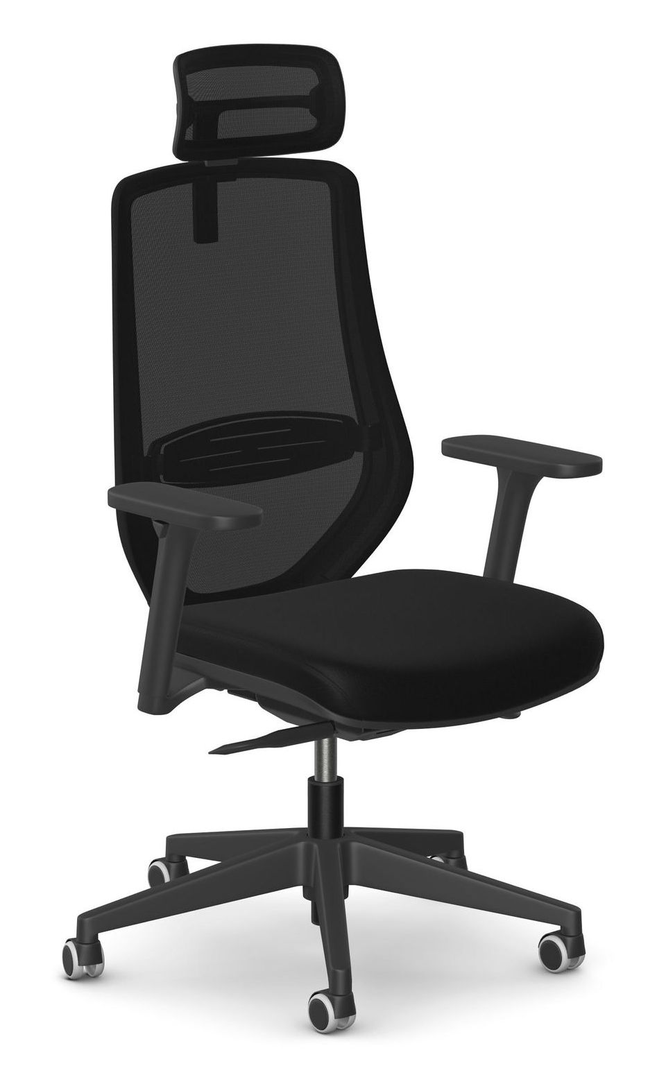 BALANCE Fotel obrotowy - ergonomiczny czarny