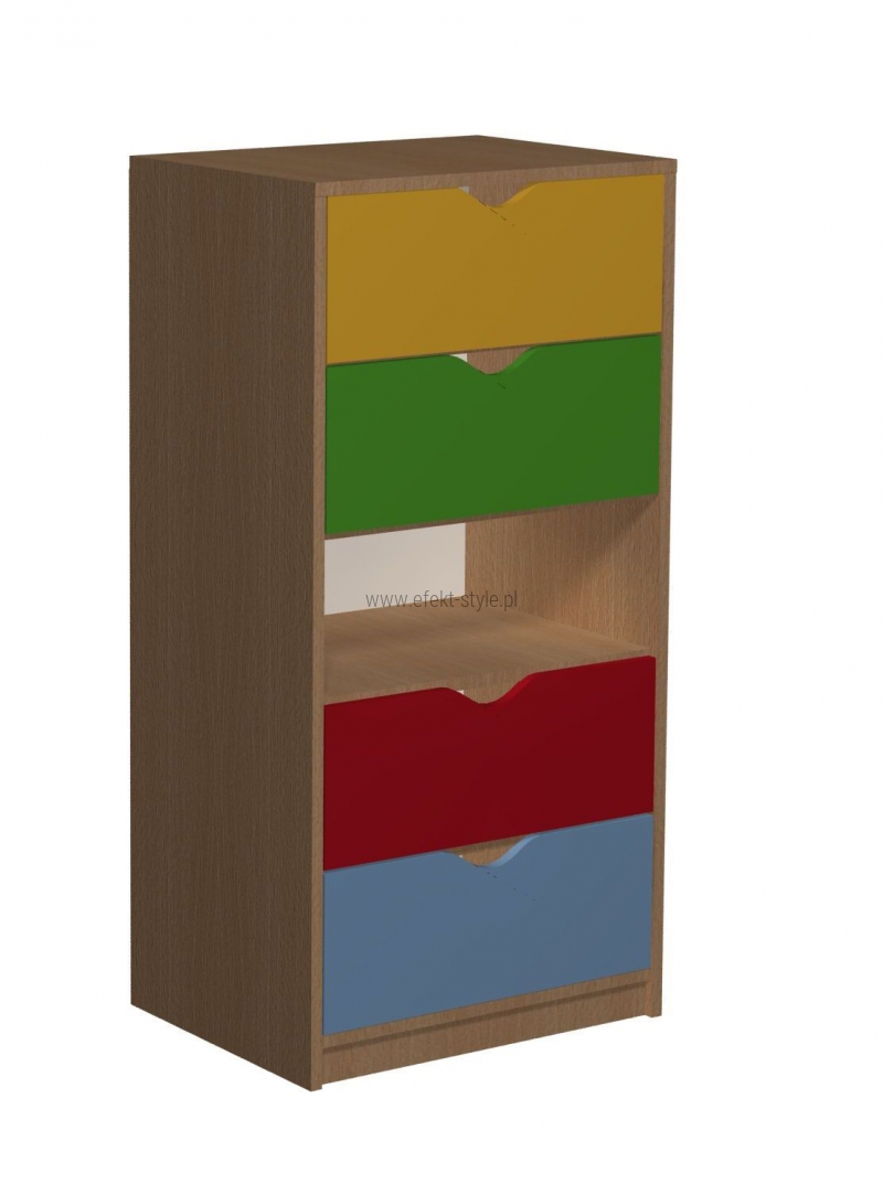 Regał z 4 szufladami 31 Małgosia