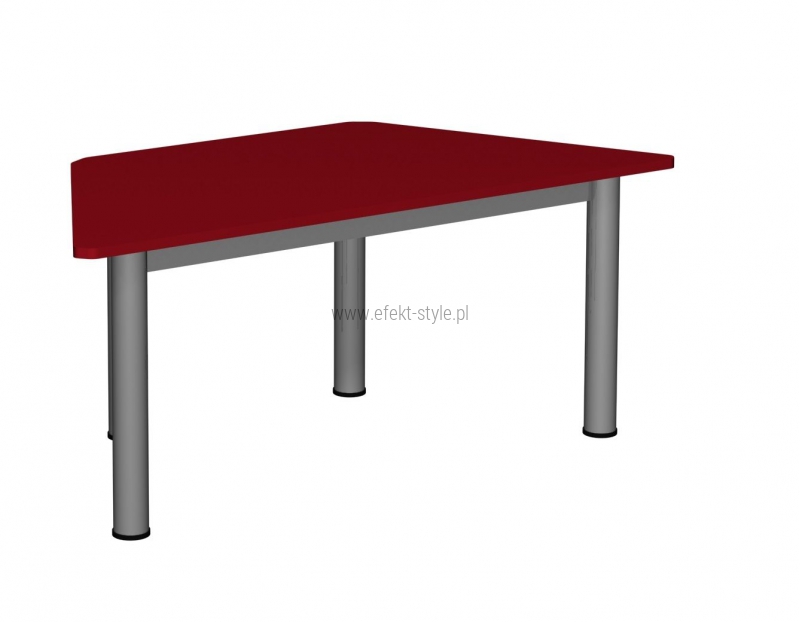 Stolik MB trapezowy metal fi 60/ opcja regulacja wysokości