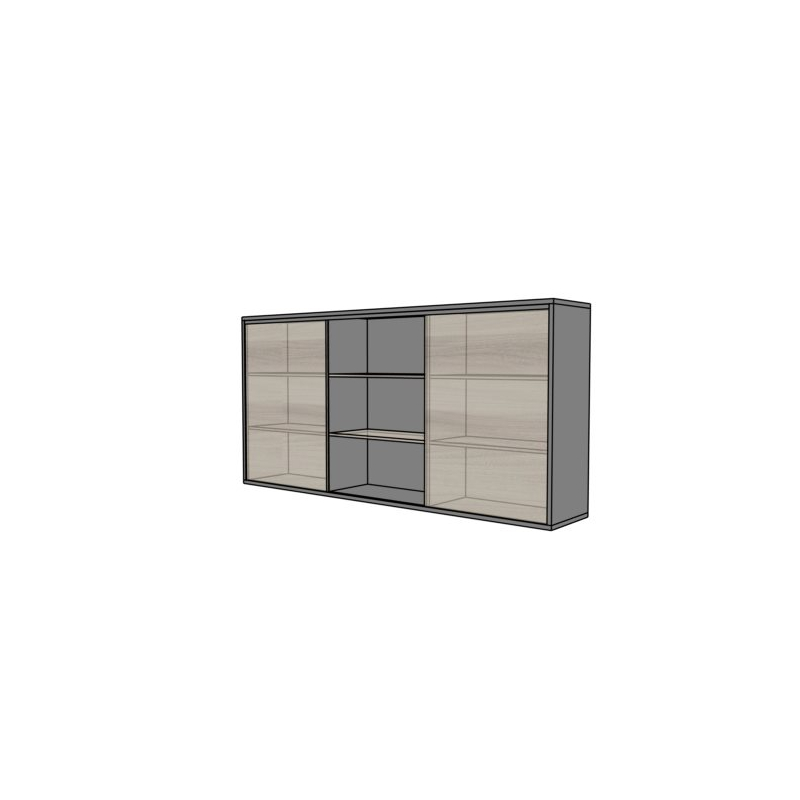 Szafa biurowa EVZ17 drzwi przesuwne 240x43x117h