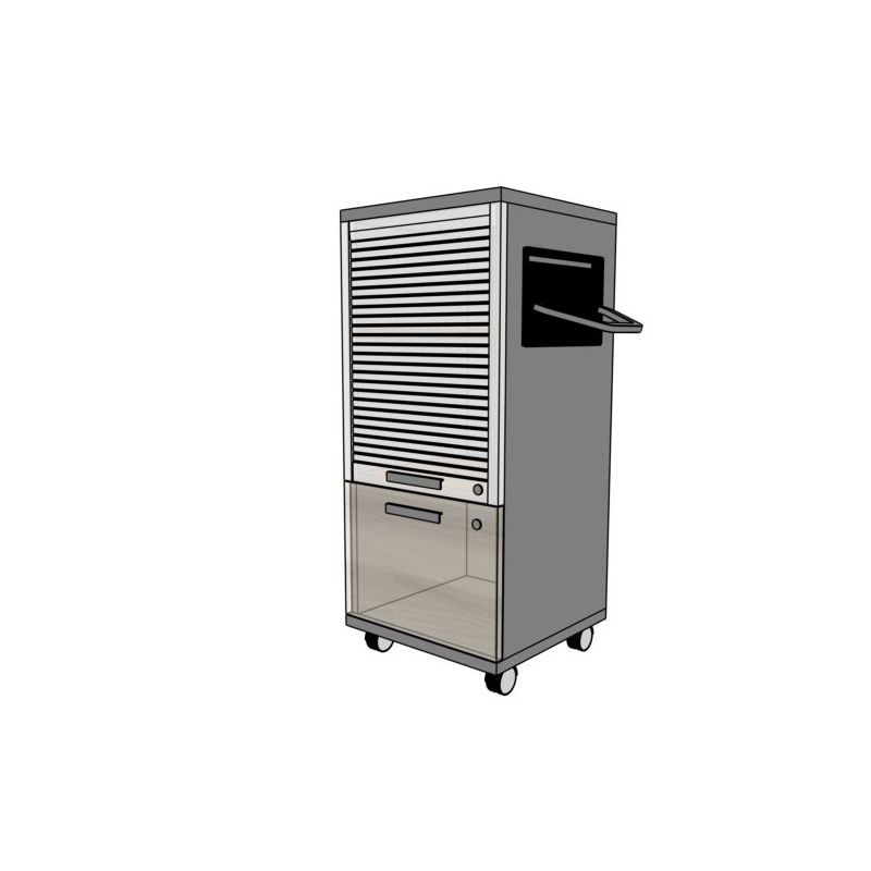 Szafka mobilna TORO TS57 żaluzja 43x43x100h