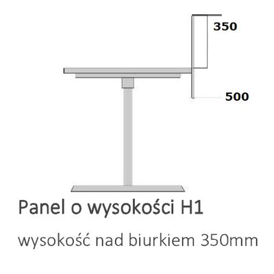 Wysokość H1 - 500 mm