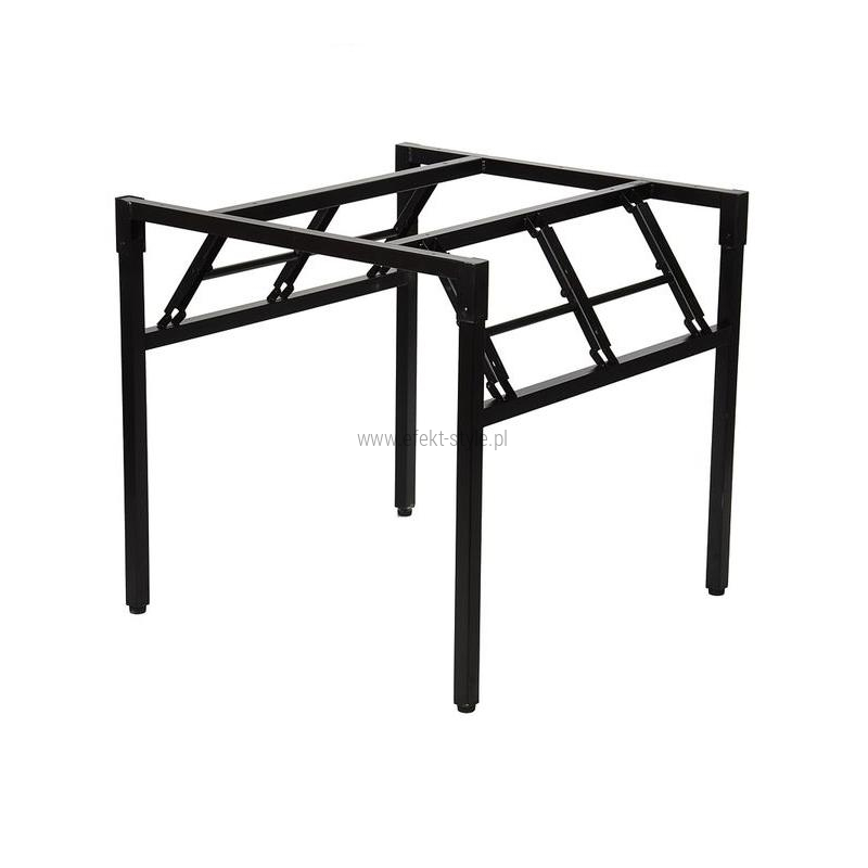 Stelaż składany do stołu i biurka 24/C-K - czarny kwadrat  76x76x72,5h