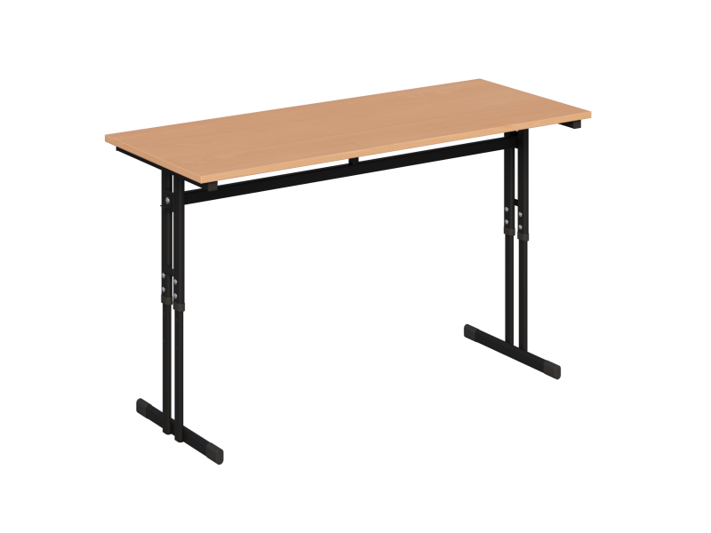 Stolik szkolny REKS 2 osobowy REGULOWANY