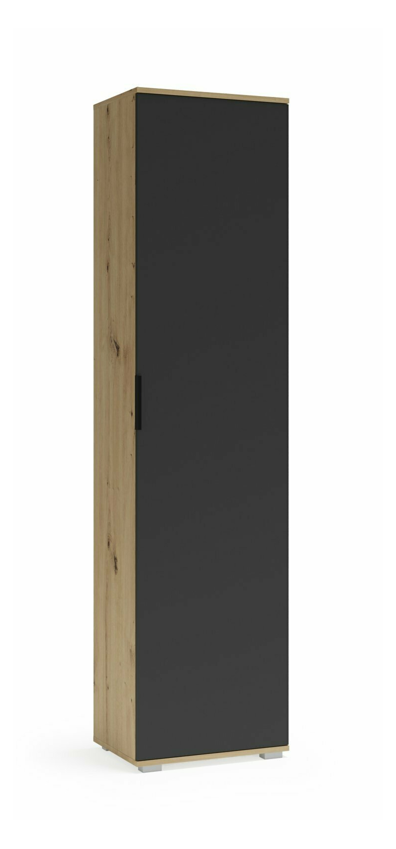 CLIF SL-50 szafa ubraniowa, dąb artisan / antracyt