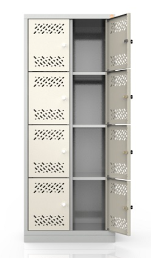 Szafa metalowa szkolna skrytkowa BHP/2/8MS