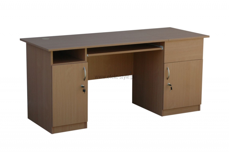 Lada biblioteczna D z szafką na komputer