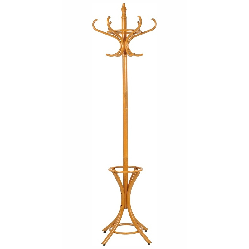 Wieszak drewniany WDR-1/O dąb jasny