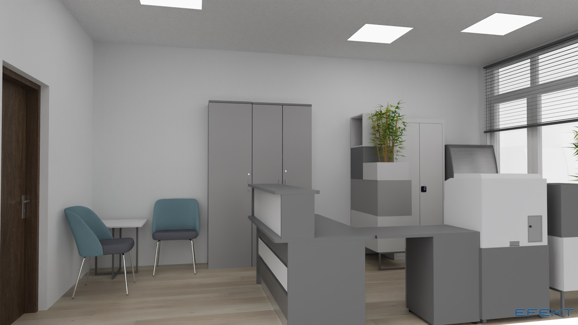 Projekt sekretariatu w Szkole Podstawowej nr 1 w Polkowicach