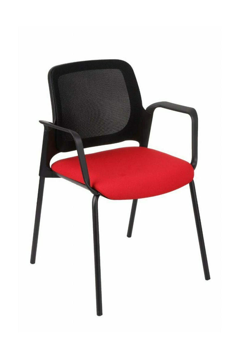 Krzesło konferencyjne Aspen 4L BS Arm black/chrome