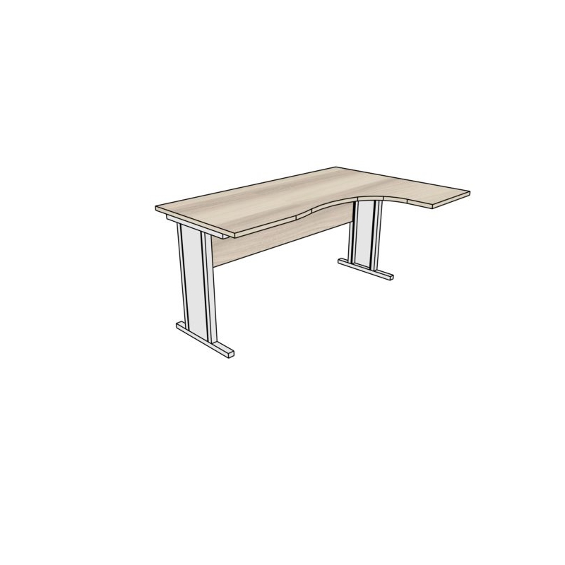 Biurko PRIMUS PB54M/45 prawe 160/45x110x75h