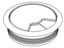 Przepust meblowy z lewej strony