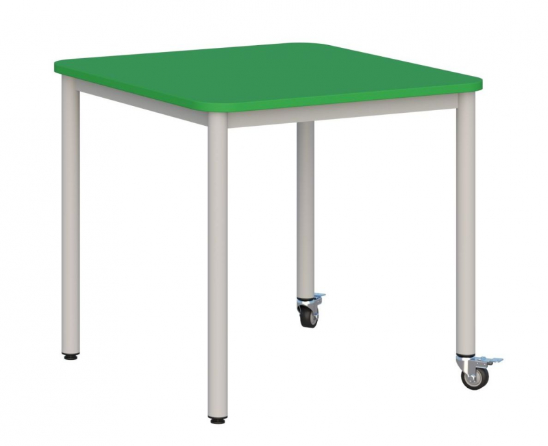 Stolik mobilny blat kwadratowy 70x70/rozmiar 4,5,6