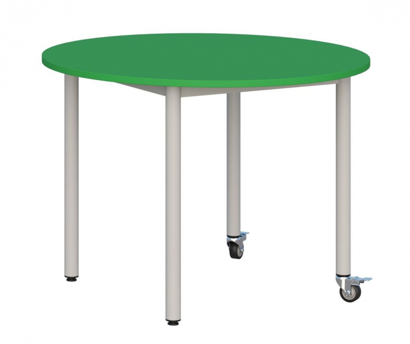 Stolik mobilny blat okrągły fi 90/rozmiar 1,2,3