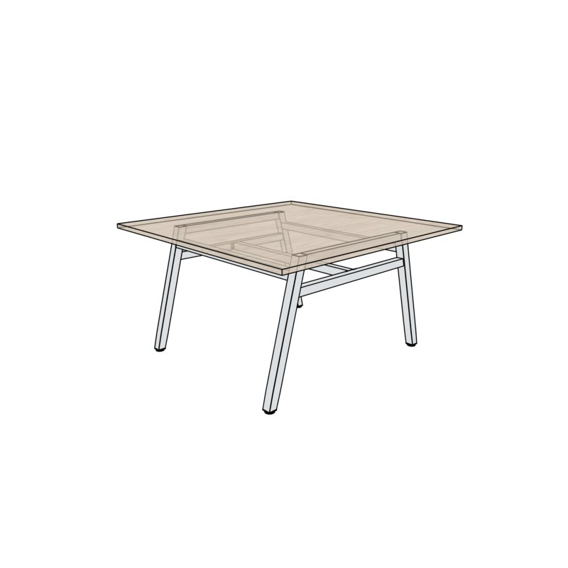 Stół konferencyjny SKA7 140x140x76h