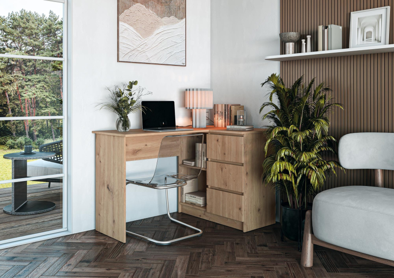 BEGA biurko, dąb artisan