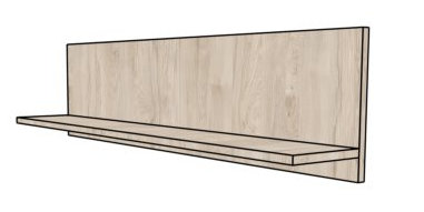 Półka wisząca RG40 120x20x30h