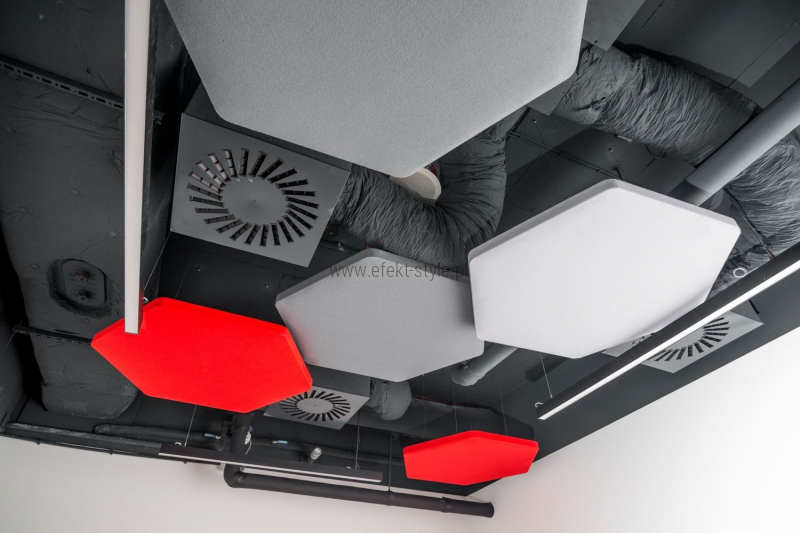 Ścianka akustyczna SILENT BLOCK SKY 3D SBS H60