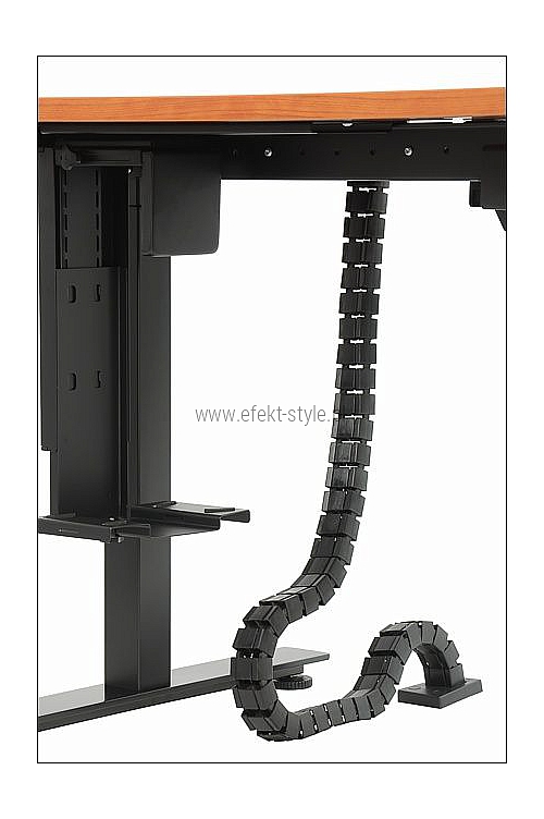 Pionowy kanał kablowy ST-KPI-01 czarny