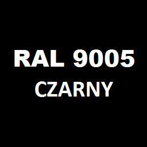 RAL 9005 - czarny