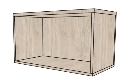 Półka wisząca RG41 80x40x45h