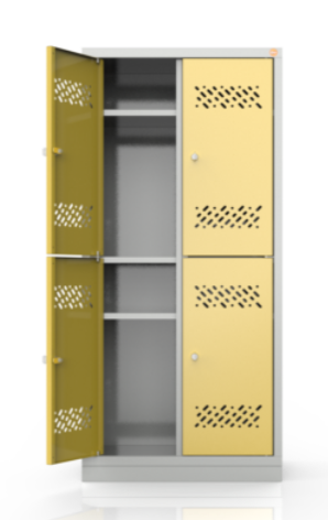 Szafa metalowa szkolna skrytkowa BHP/2/4MP