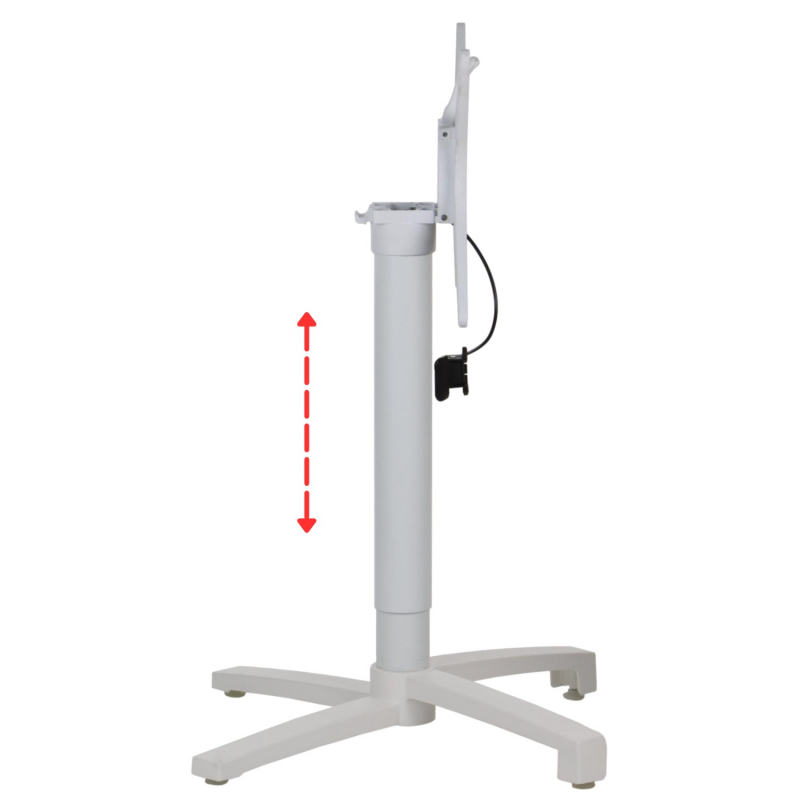 Podstawa do stolika SH-C06/W regulowana wysokość biała
