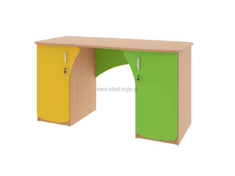 Biurko Ola dwie szafki