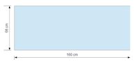 160x68 cm