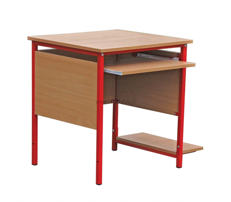 Biurko komputerowe EMILKA z półką na komputer