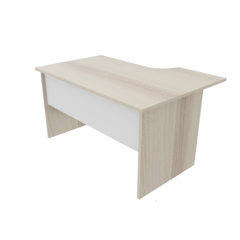 Biurko narożne WOOD BW12 prawe lub lewe 140x100/80x76h