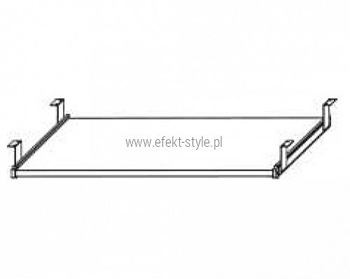 Półka na klawiaturę W27 z płyty