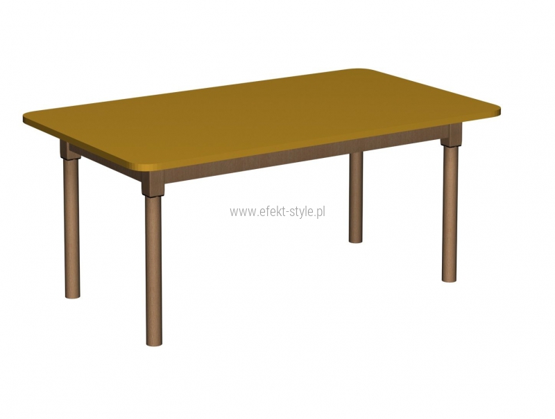 Stolik MB prostokątny drewniany/ opcja regulacja wysokości