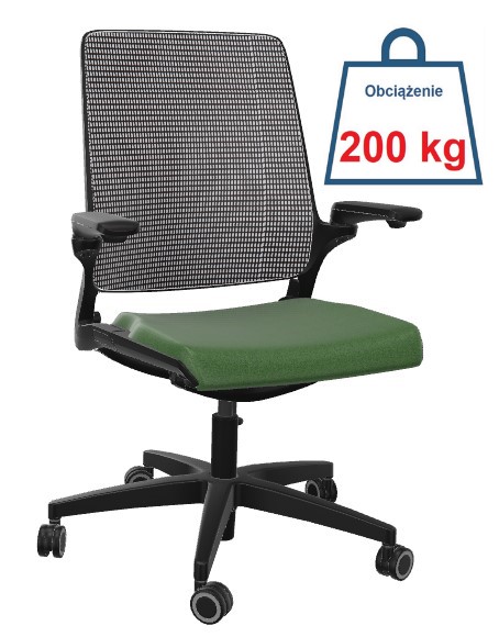 SMART SB10N Fotel biurowy atest wytrzymałości do 200 kg/atest do pracy 24/7