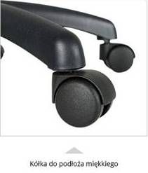 Kółka twarde do pow. miękkich (dywan, wykładzina)