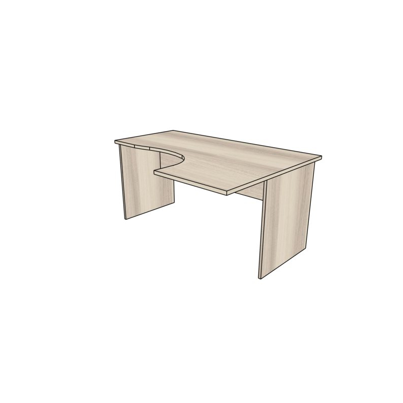 Biurko PRIMUS PB56P/60 prawe 160/60x110x75h