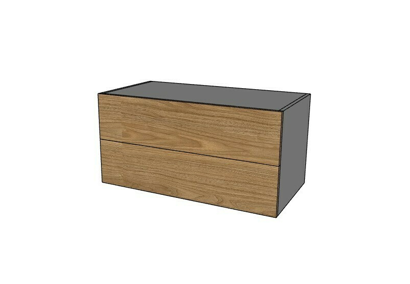 Moduł komody z szufladami HX014 - 90x45x45h