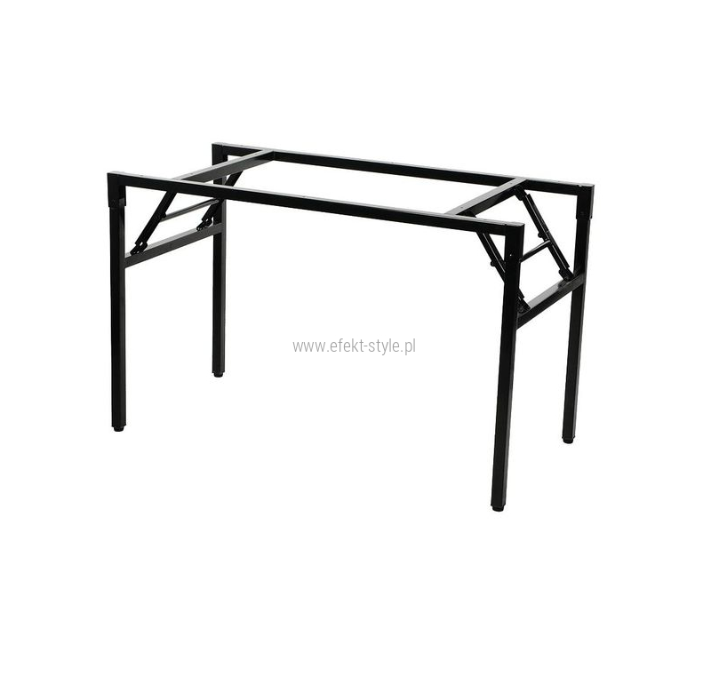 Stelaż składany do stołu i biurka 24C-P czarny - 116x66 cm