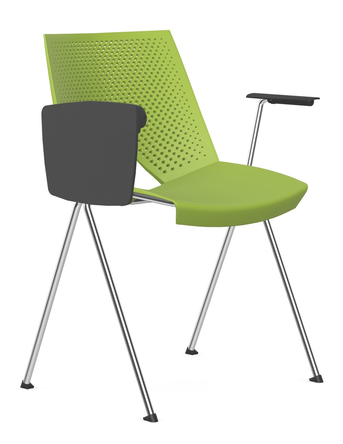 STRIKE Krzesło konferencyjne z pulpitem - na 4 nogach