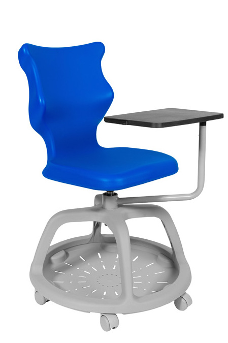 ENTELO Dobre krzesło obrotowe POCKET PLUS nr 6 z ruchomym pulpitem