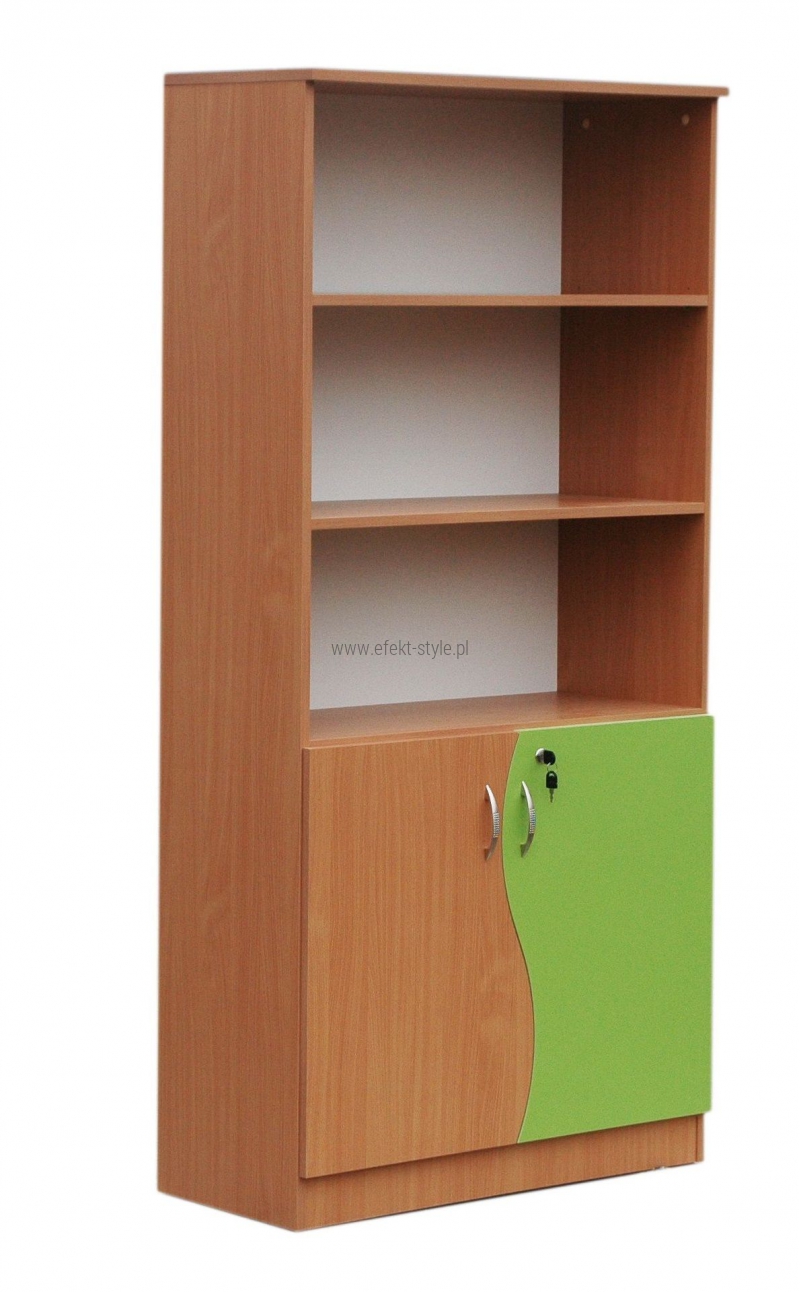 Regał z szafką Fala 6