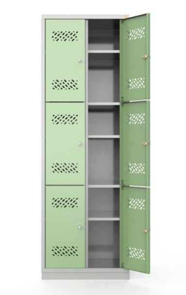 Szafa metalowa szkolna skrytkowa BHP/2/6MG