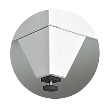 nóżki z blachy ze stopkami regulowanymi