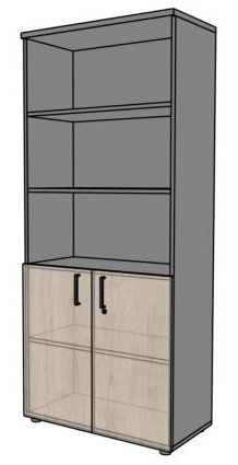 Szafa biurowa RG2 80x40x184h