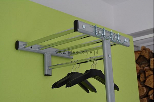 Wieszak szatniowy Y6 mocowany do ściany