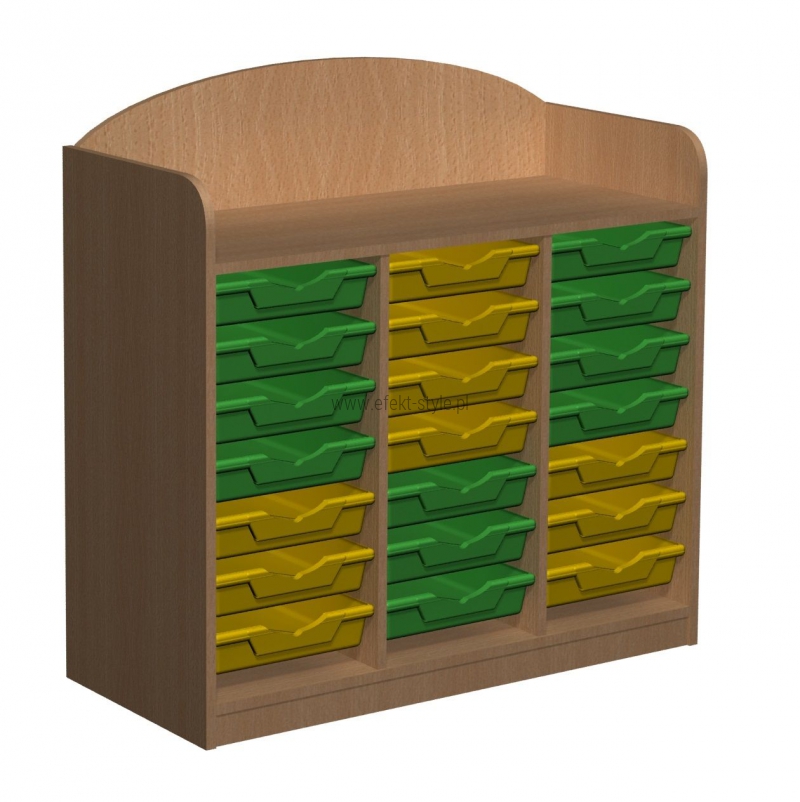 Regał przedszkolny Primo 167 z nadstawką