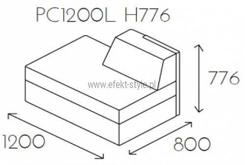 Siedzisko proste PL@NET PC1200L H776